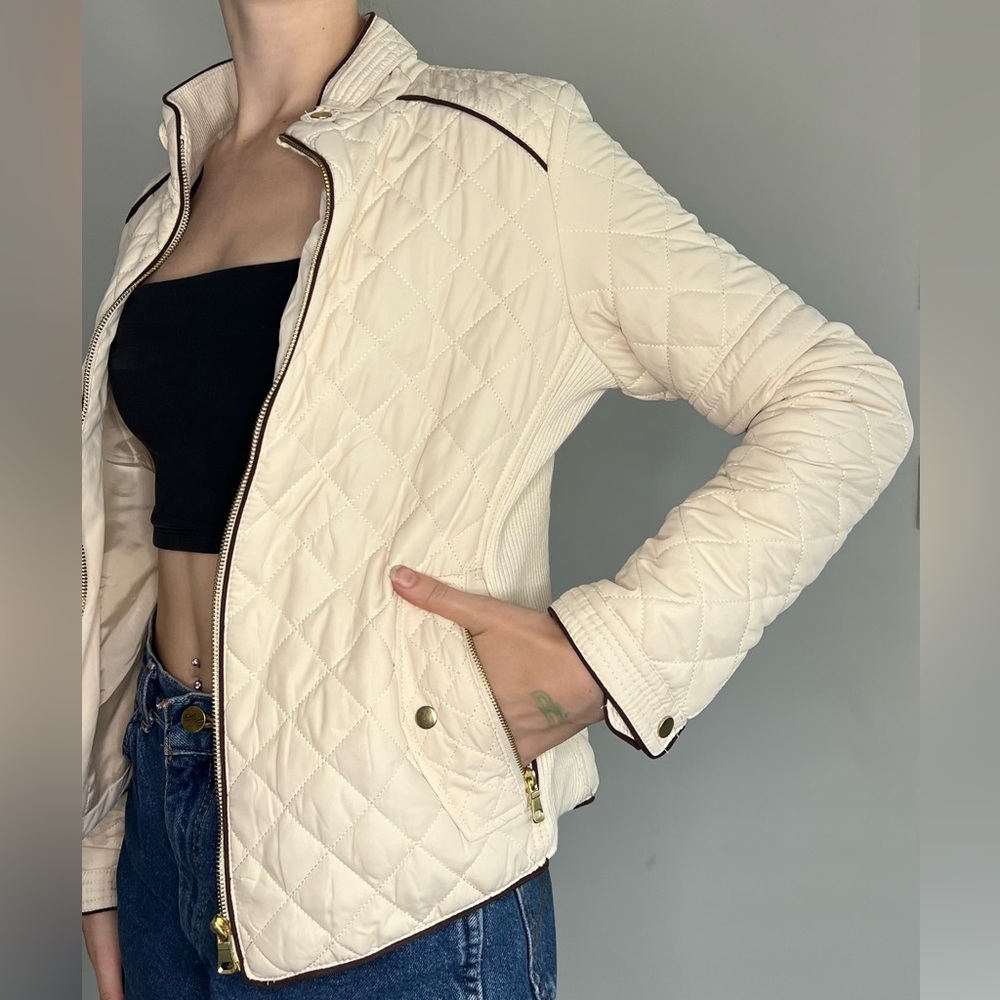 Textured Zip Up Jacket